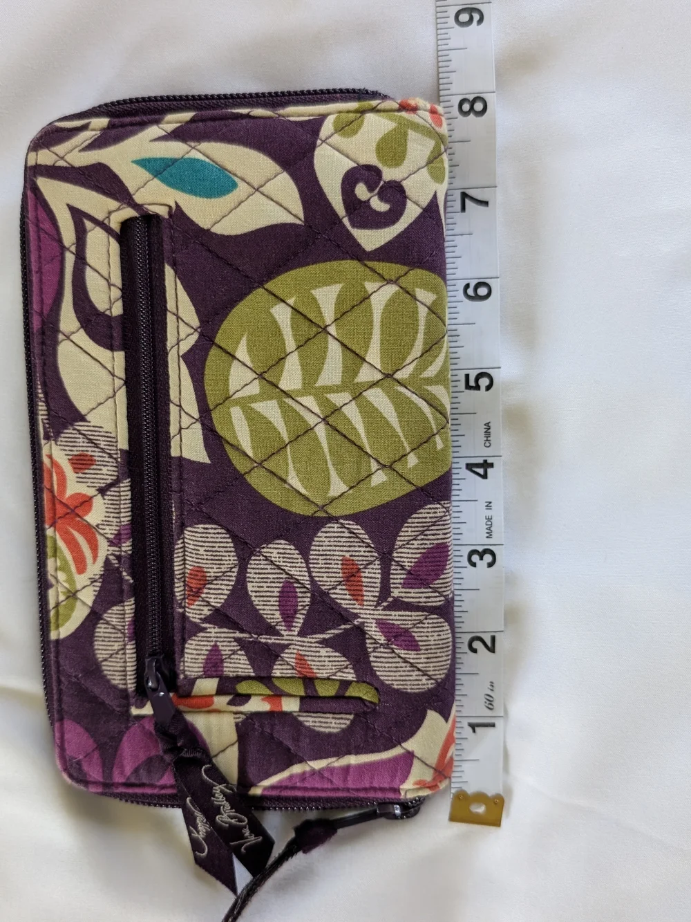 Vera Bradley Plum Crazy Quilted Wallet